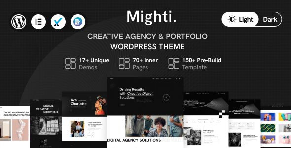 Mighti – Creative Agency Portfolio WordPress Theme