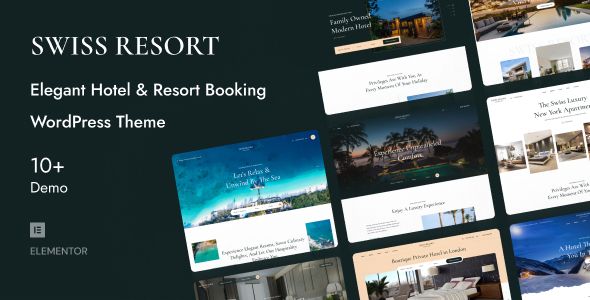 SwissResort – Resort Hotel Booking WordPress Theme
