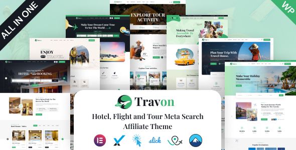 Travon – Tour and Hotel Booking WordPress Theme