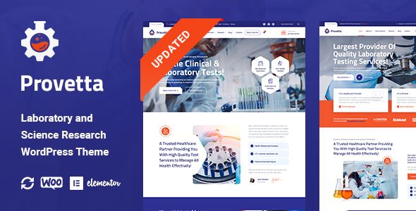 Provetta – Laboratory Science Research WordPress Theme