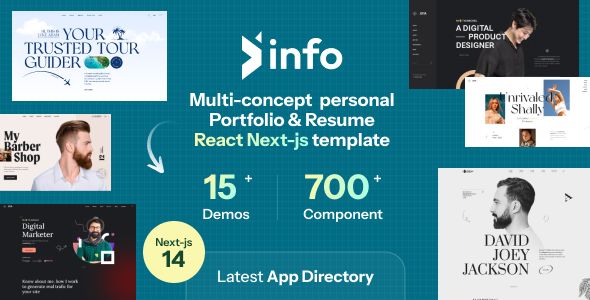 Info - Personal Portfolio React NextJs Template