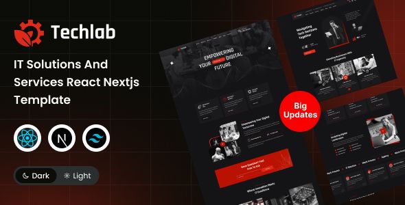 Techlab – IT Solutions and Services React Nextjs Template