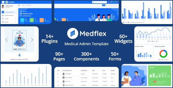 Medflex – Bootstrap 5 Medical Admin Template