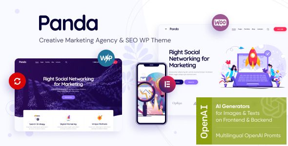 Panda – Creative Marketing Agency SEO WordPress Theme