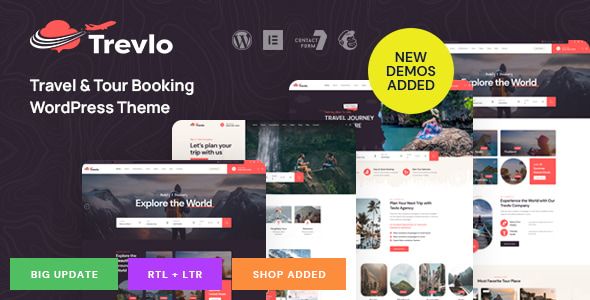 Trevlo – Travel Tour WordPress Theme