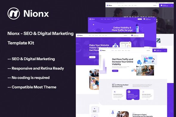 Nionx – SEO Digital Marketing Template Kit