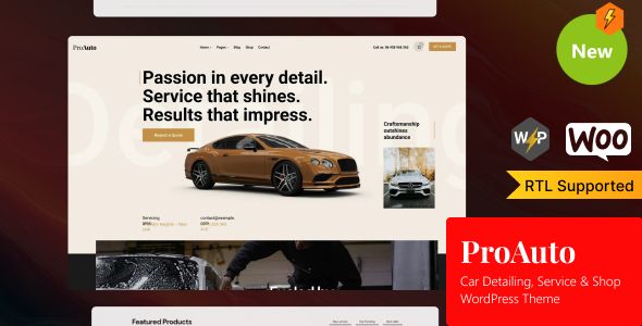 ProAuto – Car Detailing| Service Shop