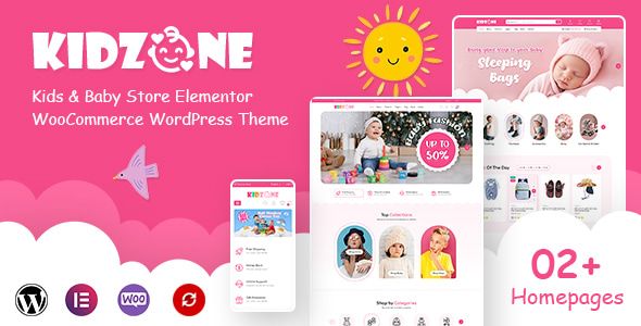 Kidzone – Kids Baby Store Elementor WooCommerce WordPress Theme