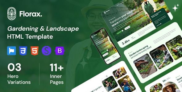Florax – Gardening and Landscape HTML Template