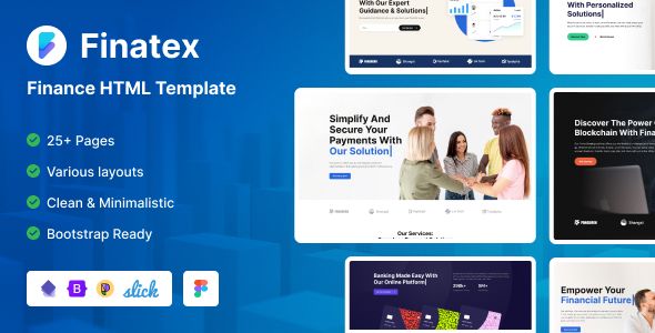 Finatex – Finance Consulting HTML Template