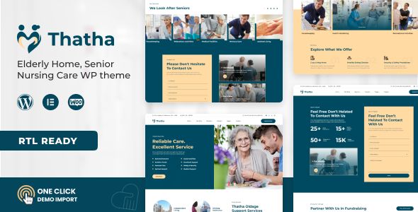 Thatha – Elderly Home Senior Nursing Care WordPress Theme