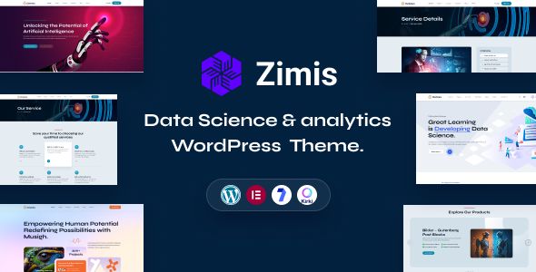 Zimis – Data Science Analytics WordPress Theme
