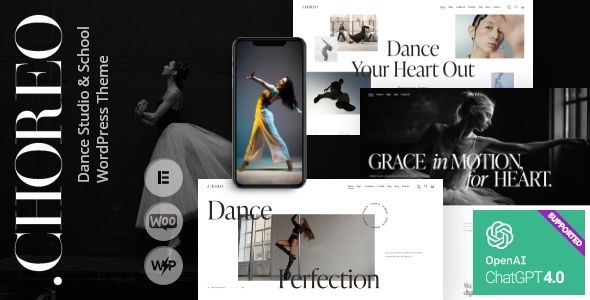 Choreo – Dance Studio School WordPress Theme