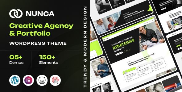 Nunca – Creative Agency Portfolio WordPress Theme