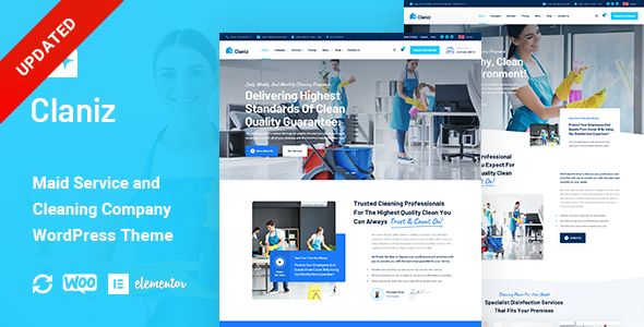 Claniz – Cleaning Services WordPress Theme