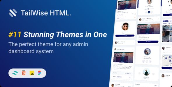 Tailwise – Tailwind CSS HTML Admin Dashboard Template