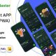 ChainMaster – Web3 Wallet App Template (Tailwind CSS + PWA)