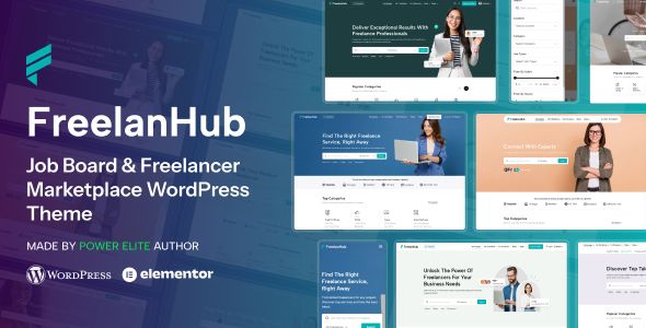 Freelanhub – Job Board Freelance Marketplace WordPress Theme