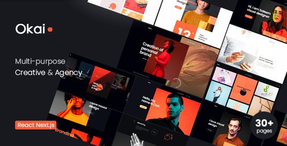 Okai – Creative Portfolio React NextJS Template