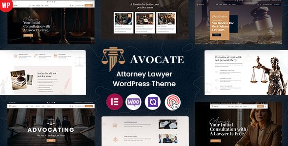 Avocate – Attorney Lawyer WordPress Theme