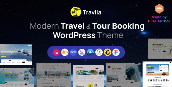 Travila – Travel Booking WordPress Theme