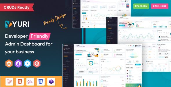 Yuri – Laravel Admin Template
