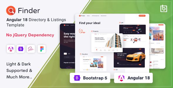 Finder – Angular 16 Directory Listings Template
