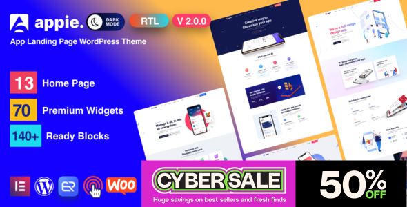 Appie app landing page