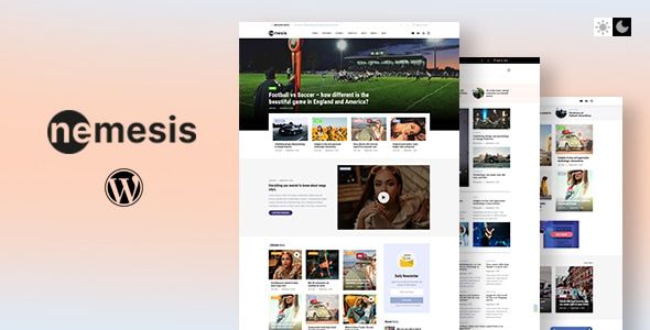 Nemesis – News Magazine WordPress Theme