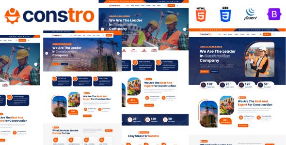 Constro – Construction HTML5 Template