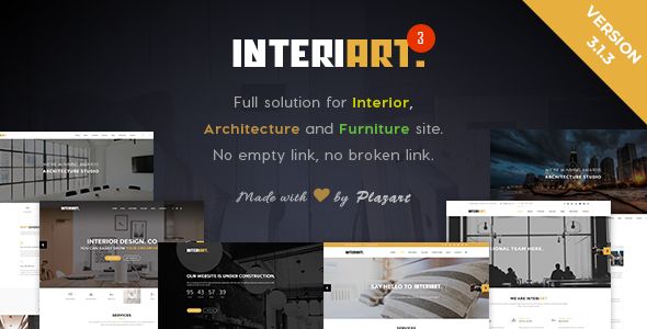 InteriArt – Furniture Interior WordPress Theme