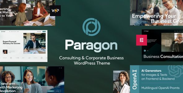 Paragon – Consulting Corporate Business WordPress Theme