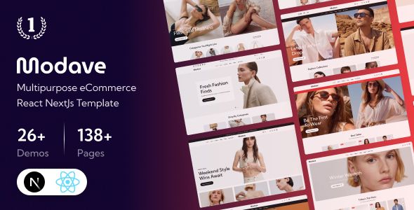 Modave – Fashion eCommerce React Nextjs Template