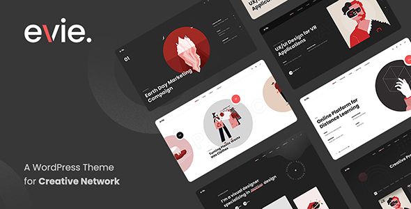 Evie – Creative Network Portfolio WordPress Theme