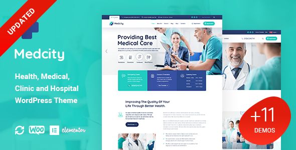 Medcity – Health Medical WordPress Theme