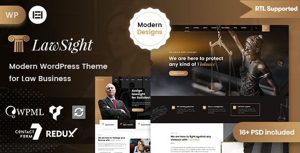 Lawsight – Law Lawyer WordPress Theme