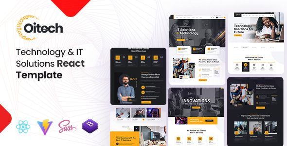 Oitech – Technology IT Solutions React Template