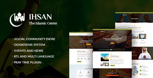 Ihsan – Islamic Prayer Center Muslim Community + RTL
