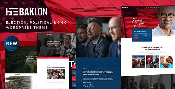 Baklon – Election Political WordPress Theme