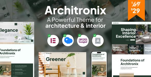 Architronix – Creative Interior Exterior Architecture Design Portfolio WordPress Theme