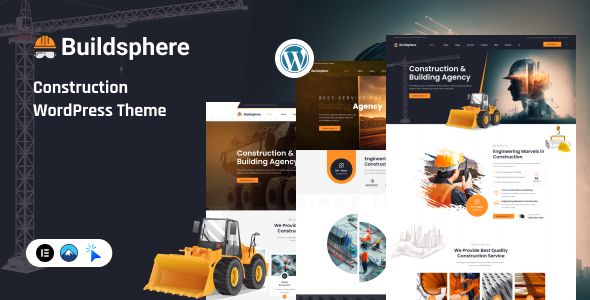 Buildsphere – Construction Building Agency WordPress Theme
