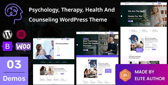 Psyocare – Psychology, Therapy, Health And Counseling WordPress Theme