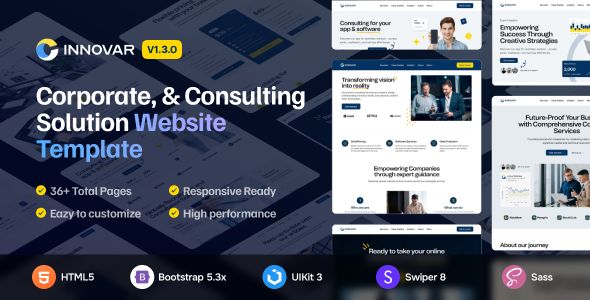 Innovar – A Corporate Consulting Solution Site Template