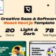 Piku – Creative Saas Software React Next js Template