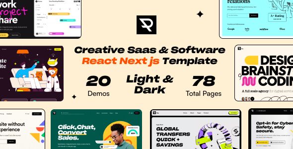Piku – Creative Saas Software React Next js Template