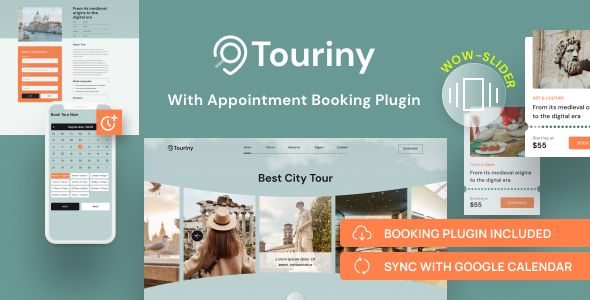 Tour Travel Booking WordPress Theme – Touriny