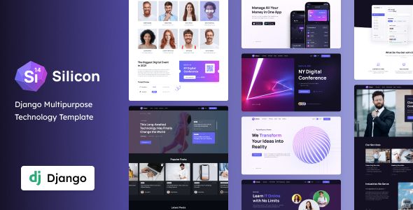 Silicon – Django Business Technology Template