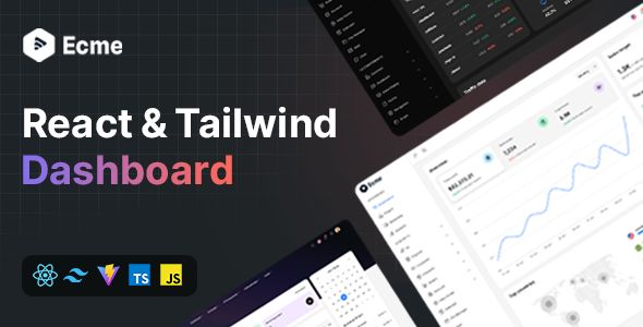 Ecme – React Tailwind Admin Template (React 19)