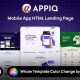 APPIQ – ONE PAGE App Landing Page Responsive HTML Template