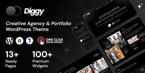 Diggy – Creative Agency WordPress Theme